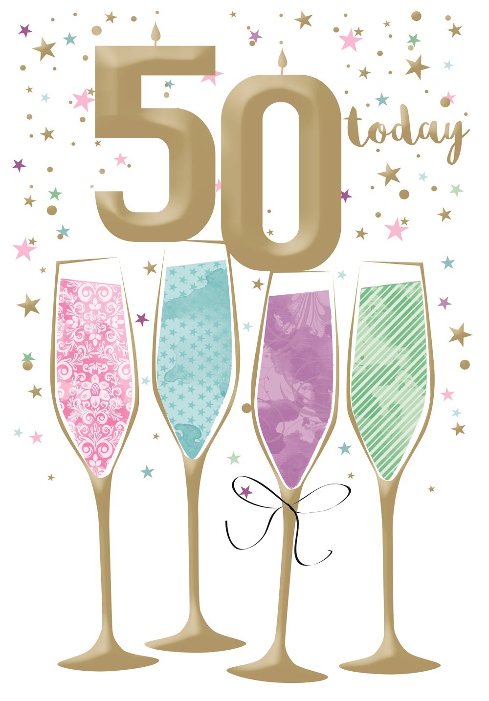 50th Female Greeting Cards - LP Wholesale