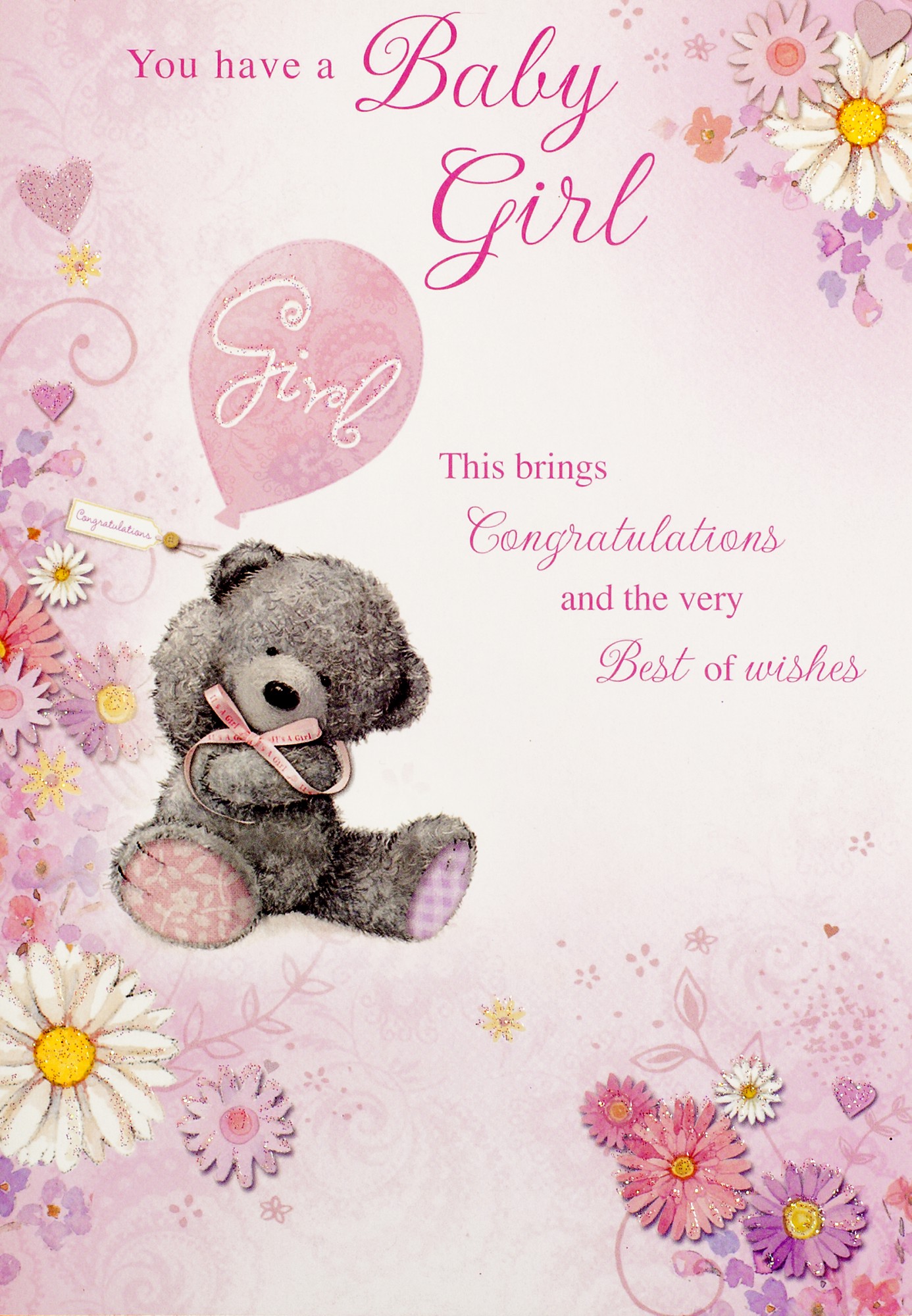 Birth Girl Greeting Cards - LP Wholesale